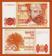 200 Pesetas 1980 Spain 10 Consecutive  Pick-156 Crisp UNC