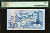 UK (Great Britain) 10 Pounds 1980-89 Guernsey  ND Pick-50b SUPERB GEM UNC PMG 67 EPQ