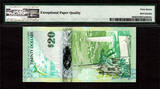 2009 Bermuda $20 Hybrid 1st Prefix LOW # A/1 000086 Pick-60a GEM UNC PMG 67 EPQ
