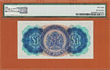 Pound 1966 Bermuda One  QEII S/N 729555 Pick-20d Ch Abt UNC PMG 58