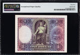 One Dollar 1935 Hong Kong  Pick-172c GEM UNC PMG 65 EPQ Rare
