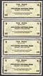 10 Pesos 1941 Philippines NEGROS OCCIDENTAL WWII 4 CONSECUTIVE  Pick-S627a AU
