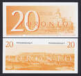 2008 Canada Local Currency TORONTO Dollars 4 Notes $1, 5, 10, 20 UNC