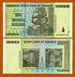 2008 Zimbabwe 10 X 10 Trillion (10000000000000) Prefix AA Pick-88 UNC