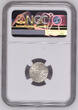1/4 Rupee India Bengal Presidency  AH1204//19 SCARCE PLAIN EDGE KM# 115 NGC MS 64