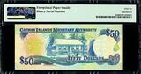 2001 $ 2001 Cayman Islands $50 Binary Serial # C/1 001101 Pick-29a GEM UNC PMG 66 EPQ