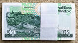 India Pound 2001 Scotland One  HOLY Serial Starting with 786 Pick-351e GEM UNC