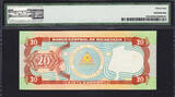 India 20 Cordobas 1997 Nicaragua  Holy Serial 00000786 Pick-185 CH UNC PMG 64