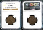 Half Penny 1923 Australia KGV  Key Date NGC graded XF 40 BN