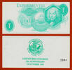UK (Great Britain) 1995 ENGLAND IBNS Lord Nelson Green Color EXPERIMENTAL Note Watermark Paper UNC