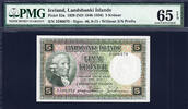 Iceland 5 Kronur Iceland 1928 (ND 1948-56) Pick-32a GEM UNC PMG 65 EPQ -