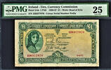 Ireland Ireland Lady Lavery £1 Dated 9-6-1937 Pick-2Ab Very Fine PMG 25 -