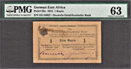 Rupie German East Africa One Pick-20a CH UNC PMG 63 -