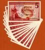 Iceland 5 Kronur Iceland 10 Consecutive Pick-37a CRISP UNC -