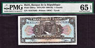 Haiti Haiti One Gourde TYVEK Pick-230A GEM UNC PMG 65 EPQ -