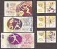 Estonia/ Latvia/ Lithuania Lithuania SET of 6 Different 10, 10, 20c 1, 2, 5 Lita OLYMPIC Banknotes UNC -