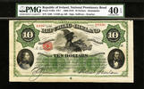 Ireland 10 Dollars Republic of Ireland 1866-1919 Pick-S102r Extremely Fine PMG 40 EPQ -