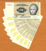 Denmark 10 Kroner Denmark 8 Consecutive Prefix B8 Pick-48h UNC -