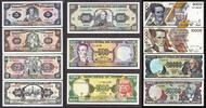 50,000 Sucres Ecuador 11 Different Banknotes 5 To 1983-1999 UNC -