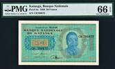 20 francs Katanga Pick-6a UNC PMG 66 EPQ -