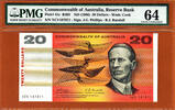 Australia Australia $20 Phillips/Randall Pick-41c Ch UNC PMG 64 -