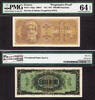 500,000 Drachmai Greece  WWII PROGRESSIVE PROOF 1944 P-126pp CH UNC PMG 64 EPQ