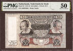 Netherlands 50 Gulden Netherlands Pick-58 About UNC PMG 50 -