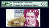 Ireland 20 Pounds Ireland Pick-77b GEM UNC PMG 65 EPQ -