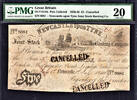 UK (Great Britain) 5 Pounds 1840 Great Britain, Newcastle upon Tyne Joint  Serial # 8881 VF PMG 20