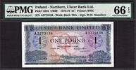 Ireland Pound Northern Ireland One Pick-325b GEM UNC PMG 66 EPQ -