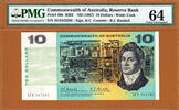 Australia 1967 Australia $10 Coombs/Randall Pick-40b PMG 64 Ch UNC Rare ... 447,50 EUR  Excl. 42,61 EUR Verzending