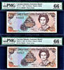  25 Dollars 1991 Cayman Islands 2 Consecutive  LOW Serial P-14 GEM UNC P... 297,48 EUR  Excl. 19,60 EUR Verzending