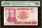 Scotland 100 Pounds Commemorative 1st January 2006 Pick-123e GEM UNC PMG 66 EPQ