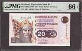 Scotland Clydesdale Bank 20 Pounds 2006 Pick-228g GEM UNC PMG 66 EPQ