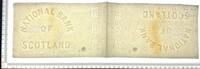Scotland National Bank of Scotland Ltd. June 1882 SPECIMEN UNCUT Watermark Paper AU/UNC -