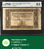 Danish West Indies Virgin Islands 2 Dalere 1860 P-7r Remainder CH UNC PMG 64 EPQ