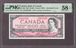 Canada Canada $1000 QEII 1954 Lawson-Bouey BC-44d Pick-83d About UNC PMG 58 EPQ -