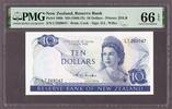 New Zealand New Zealand $10 ND (1968-75) Wilks Prefix L7 Pick-166b GEM UNC PMG 66 EPQ -