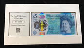 UK (Great Britain) 2016 England Polymer £5 Only 5000 Presentation Boxed Date Stamped Collector Item