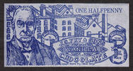 UK (Great Britain) 1972-74 England, BIRNBECK Island 1/2d (Halfpenny) ND AU-UNC (V.RARE)