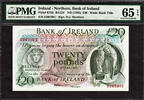 Ireland 20 Pounds Northern Ireland ND Pick-67Ab GEM UNC PMG 65 EPQ -
