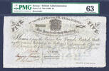 UK (Great Britain) 5 Pounds Jersey ND Remainder Pick-A1r Ch UNC PMG 63 RARE ! -
