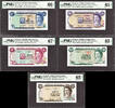 Bermuda  Bermuda $1 to $50 MATCHING LOW Ser# A/1 000077 P-25a - 27a GEM ... 3835,71 EUR  Excl. 42,61 EUR Verzending