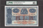 UK (Great Britain) 20 Pounds 1955 Scotland British Linen Bank  7th Dec Pick-159b Ex. Fine PMG 45 EPQ