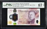 Great Britain / England £50 Pounds King Charles, First Prefix, Low number AJ01 001943 -
