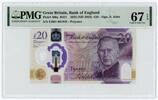 Great Britain / England £20 Pounds King Charles, First Prefix, Low number EH01 001922 -