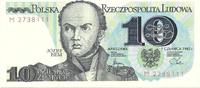 POLAND 10 zlotych POLAND: 10 zlotych 1982. Series M. UNC -