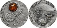 POLAND / POLEN 20 zlotych 2001 The Amber Road, Amber coin UNC 365,00 EUR  Excl. 10,00 EUR Verzending