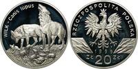POLAND / POLEN 20 zlotych 1999 Wilk, Canis Lupus PP 285,00 EUR  Excl. 10,00 EUR Verzending