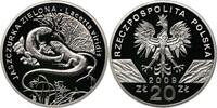 POLEN / POLAND 20 zlotych 2009 Jaszczurka Zielona, Lacerta viridis PP 109,00 EUR  Excl. 10,00 EUR Verzending